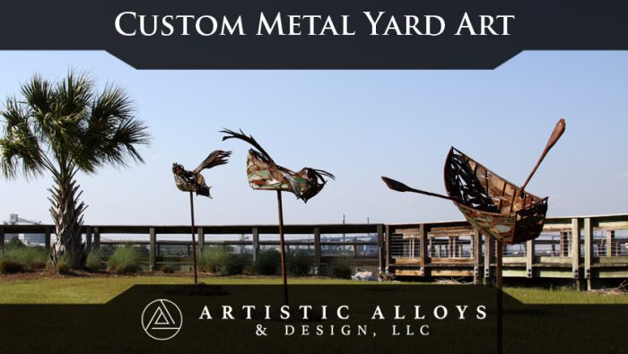 Custom Metal Yard Art Phoenix