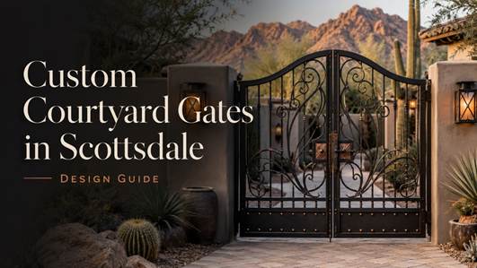 Custom Courtyard Gates in Scottsdale: Design Guide
