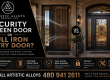 Security Screen Door vs Iron Entry Door Phoenix