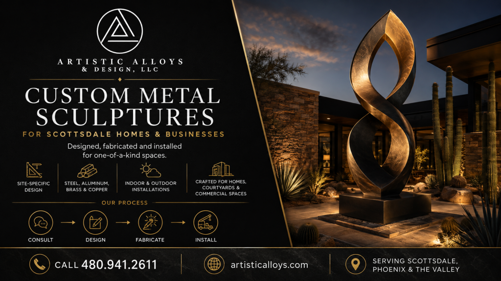 Custom Metal Sculptures for Scottsdale Homes and Businesses