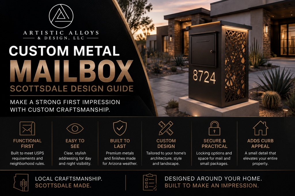 Custom Metal Mailbox Scottsdale Design Guide